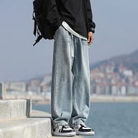 S01de8d15c6df41c1b2b2b3a86309209fE.webp Summer fit slim fit men's cotton jeans fashionable multi-color comfortable business straight leg casual pants brand men's pants