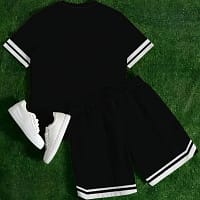 Men's Gothic Streetwear Set | Letter Print Basketball Style