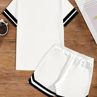 Men's Gothic Streetwear Set | Letter Print Basketball Style