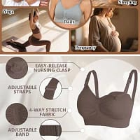 S3e363eeb8e5a456abbca17c4a423d7f9r.webp Maternity Nursing Bra 4 Pack | Wireless Breastfeeding Bra