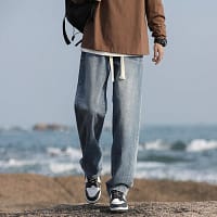 S567e7fd5418e4133a3d22f454fb34214T.webp Summer fit slim fit men's cotton jeans fashionable multi-color comfortable business straight leg casual pants brand men's pants