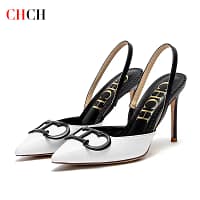 S731ca5be96784863a03c0dd52f671806F.webp White Slingback Heels Pointed Toe Wedding