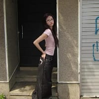 Black Wide Jeans Baggy Women Y2K Style