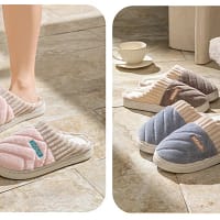 S9443f166adf34ce8abd2258bf5051f8af-1.webp Quilted House Slippers | Plush Winter Slippers - Becon Stores