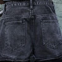 Shredded Black Jeans Men Ripped Punk Style