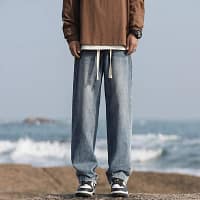 Summer fit slim fit men's cotton jeans fashionable multi-color comfortable business straight leg casual pants brand men's pants