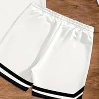 Men's Gothic Streetwear Set | Letter Print Basketball Style