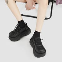 Platform Chunky Sneakers Women | Harajuku Style Shoes