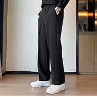 Sd13d0d680ae34f96bc84159a8d7051b7q.webp Gray Dress Pants Men Wide Leg Casual Suit