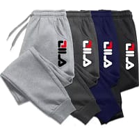 Fila Men's Fleece Joggers Sweatpants | Gym Workout Pants