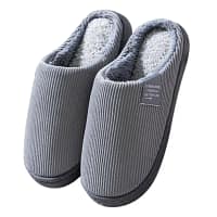 Sf8ca6fcb8f3c4363ba1c66f58032ac551.webp Corduroy House Slippers | Plush Winter Slippers