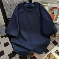 Sfb6ab45f4728482bbb5b3b2e297b75e5i.webp White T-Shirt Men Cotton Oversized Casual