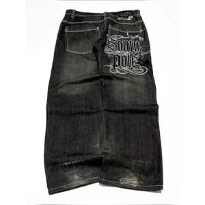 S1d31e48be0ea48a195a58912b4f7dd738.webp Embroidered Baggy Jeans Black Wide Leg Y2K