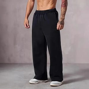 S48c194632eb04ae2a8ec399c5ff9258fs.webp Black Sports Pants Unisex Oversized Casual