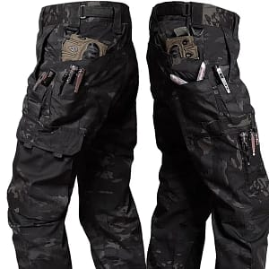 Tactical Cargo Pants Men Waterproof Multi Pocket