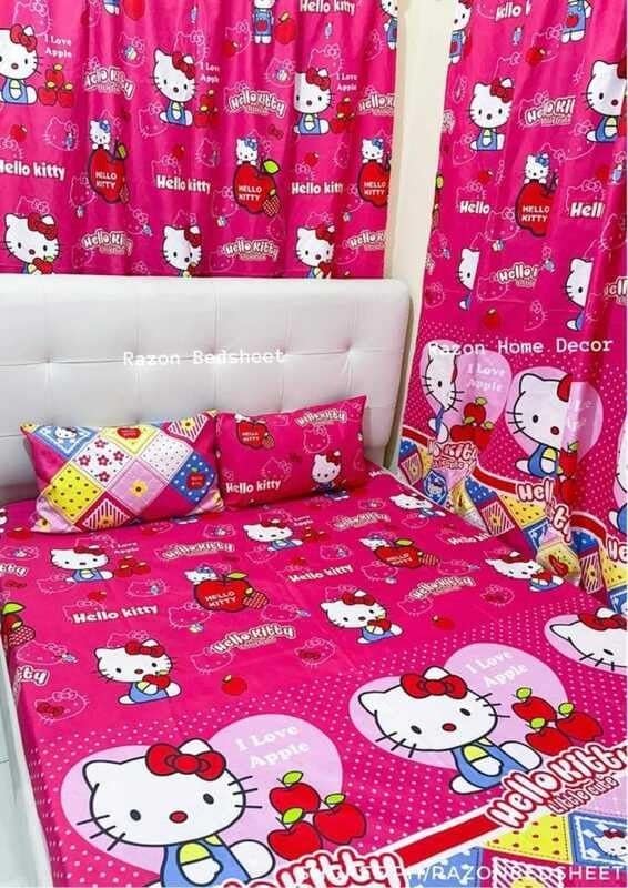 hello kitty pink kids bedsheet and duvet set – cartoon girls bedding hello kitty pink kids bedsheet and duvet set – cartoon girls bedding