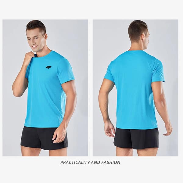 S05ababd581374cffb8a5a47fd5f25010C.webp Men's Quick Dry Athletic Shirt | Breathable Gym Workout Tee