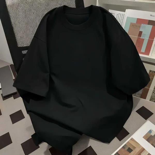 S1398c160542748d89dc958994c2e0ceaa.webp White T-Shirt Men Cotton Oversized Casual