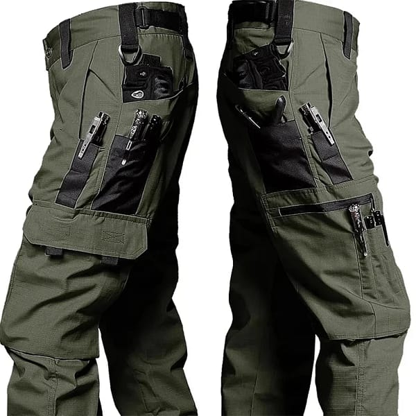 Tactical Cargo Pants Men Waterproof Multi Pocket