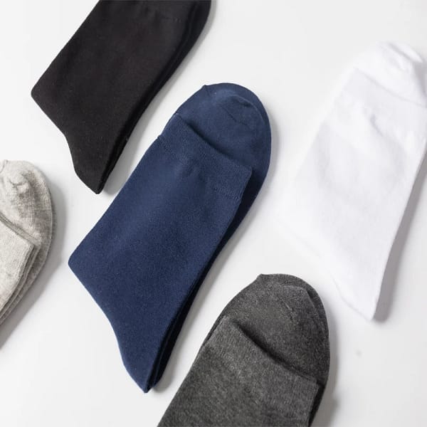 Men's Dress Socks Cotton Business 10 Pack