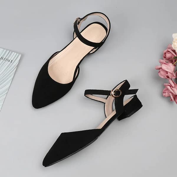 S5d7ff4942dfc47b18b0868eb3f7fc3e9c.webp Square Toe Ankle Strap Flats | Mary Jane Shoes - Becon Stores