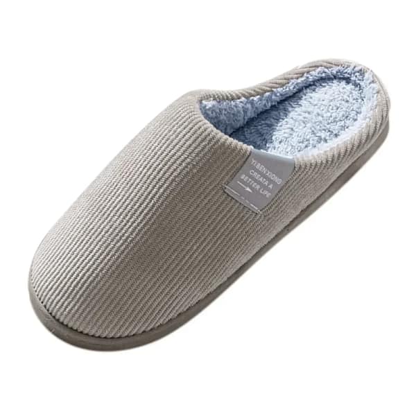 Sa754d7d2dbb14548aa1205354d5458b9W.webp Corduroy House Slippers | Plush Winter Slippers