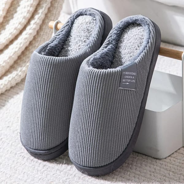 Se39ce015171246868ce08cc191201edaB.webp Corduroy House Slippers | Plush Winter Slippers