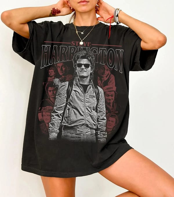 Steve Harrington T-Shirt | 80s TV Show Vintage Graphic Tee