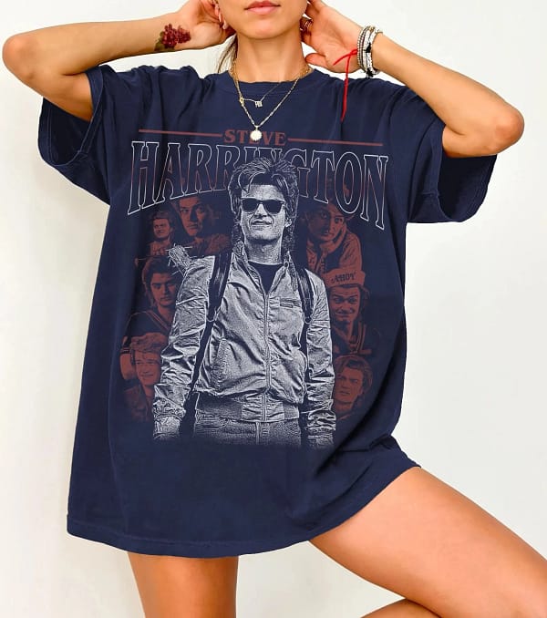 Steve Harrington T-Shirt | 80s TV Show Vintage Graphic Tee