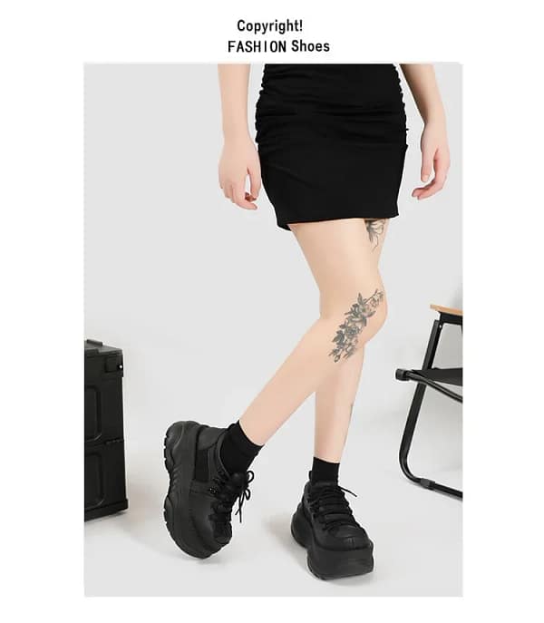 Platform Chunky Sneakers Women | Harajuku Style Shoes