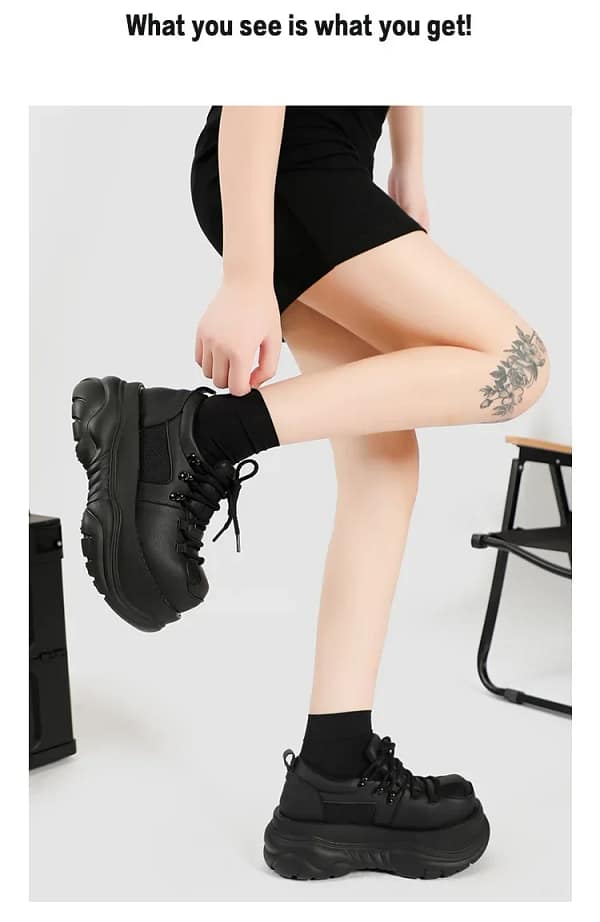 Platform Chunky Sneakers Women | Harajuku Style Shoes